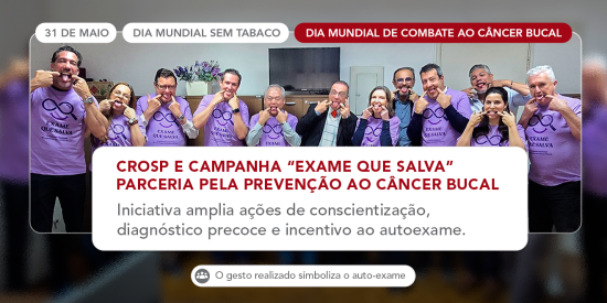Data reforça prevenção do câncer bucal e conscientização sobre o tabagismo